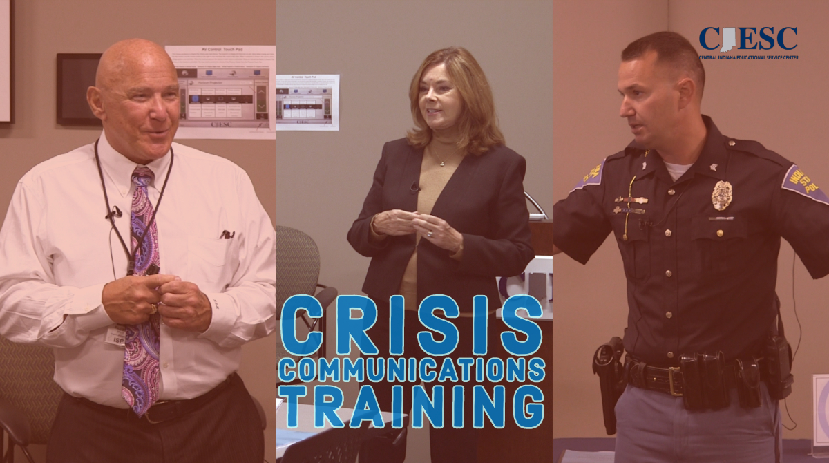 Three professionals on school crisis communications